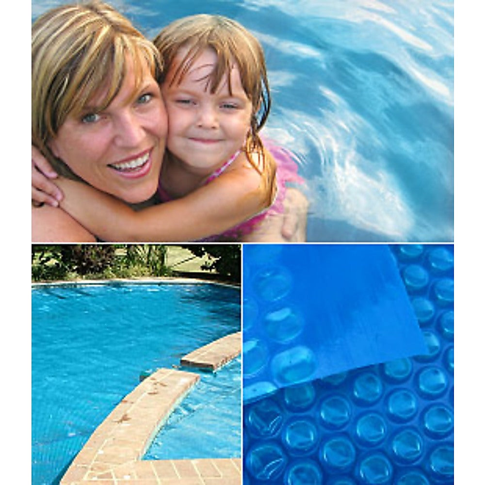 Solar Outdoor Swimming Pool Cover Blanket -9.1x5.1m