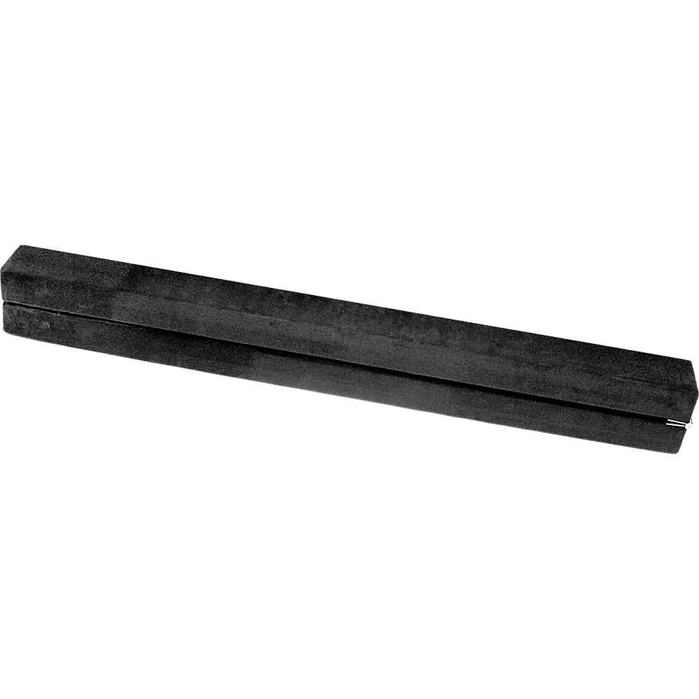2.45m (8FT) Gymnastics Folding Balance Beam Black Synthetic Suede