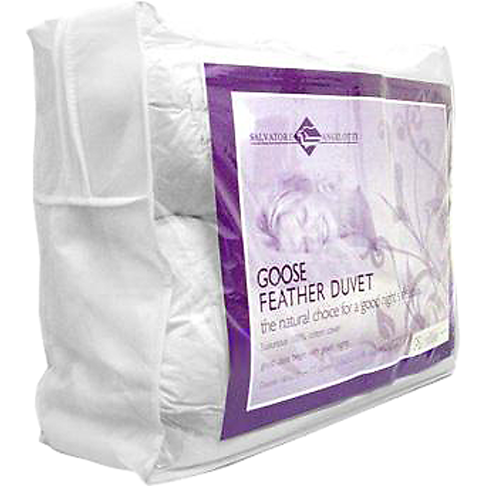 100% White Goose Feather Duvet / Doona /Quilt King Single