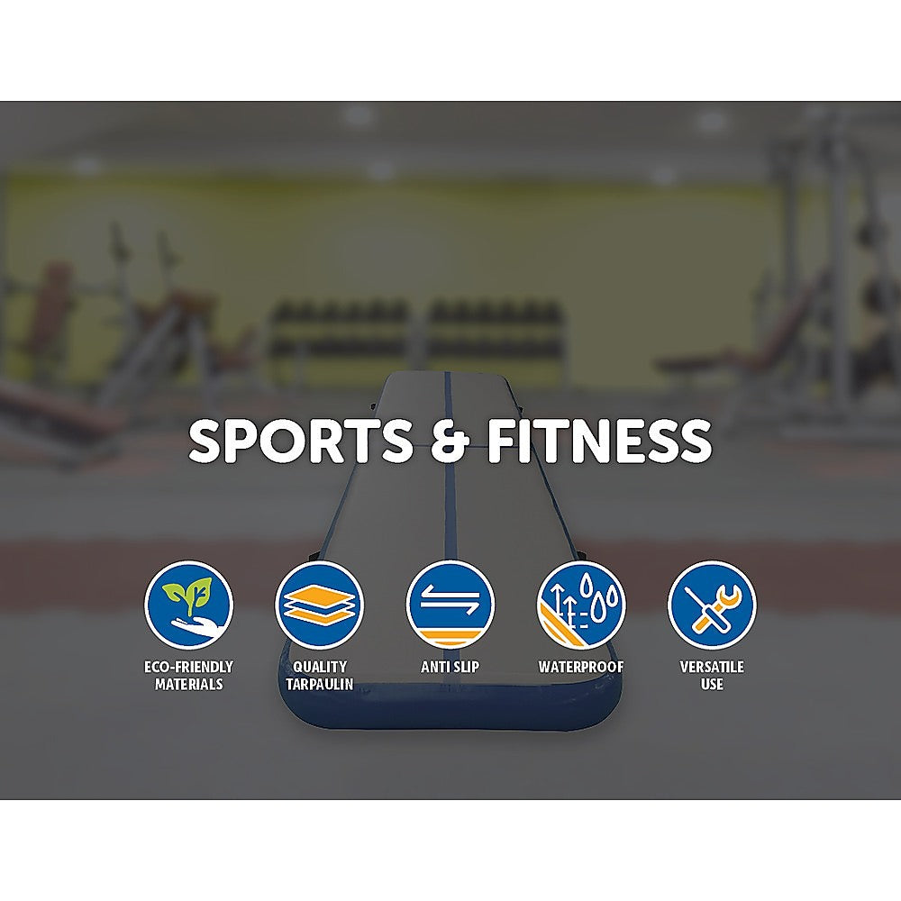 4m Inflatable Air Track Gym Mat Airtrack Tumbling Gymnastics Tumbling with Pump