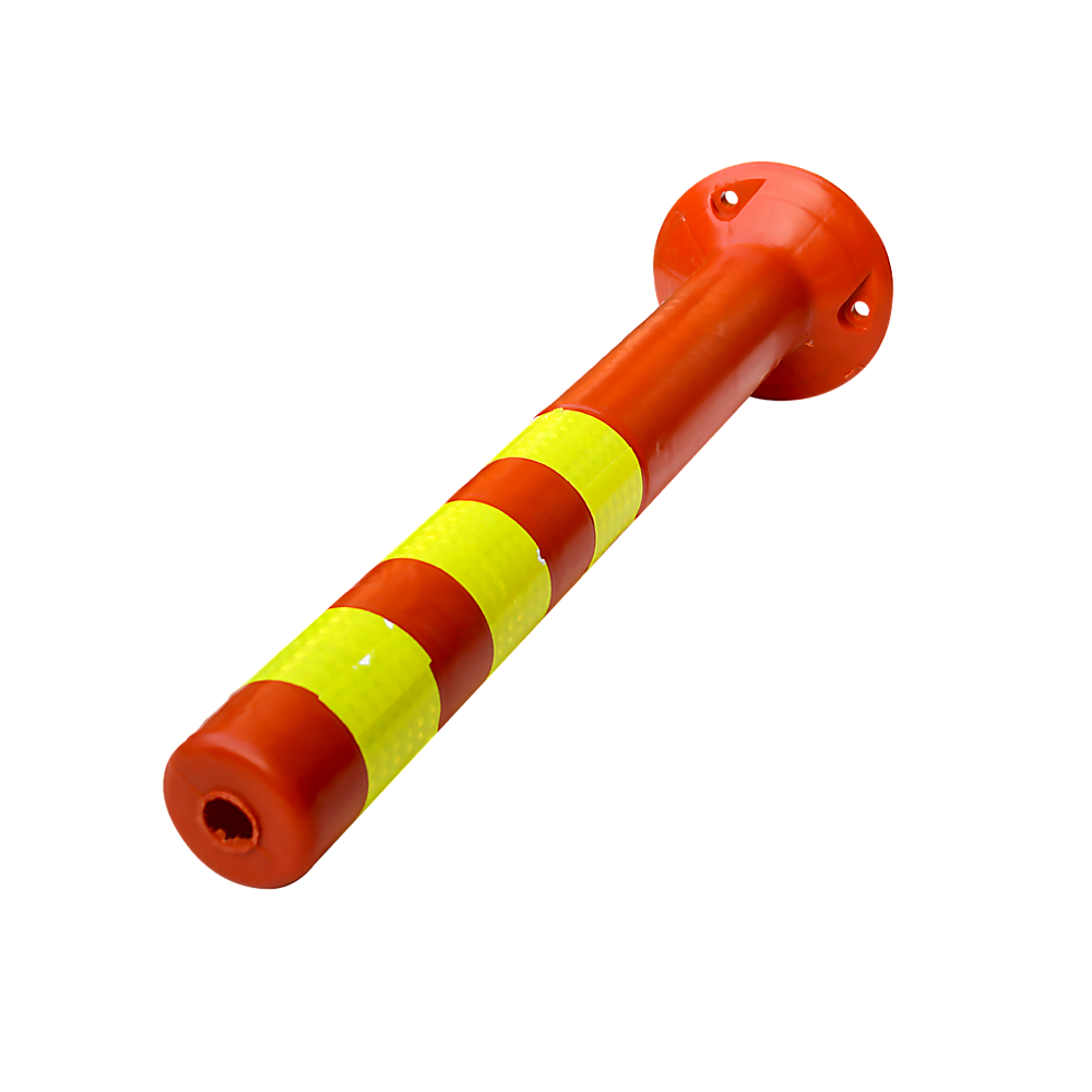 4x Plastic Traffic Bollard Barrier Post Crowd Control Safety