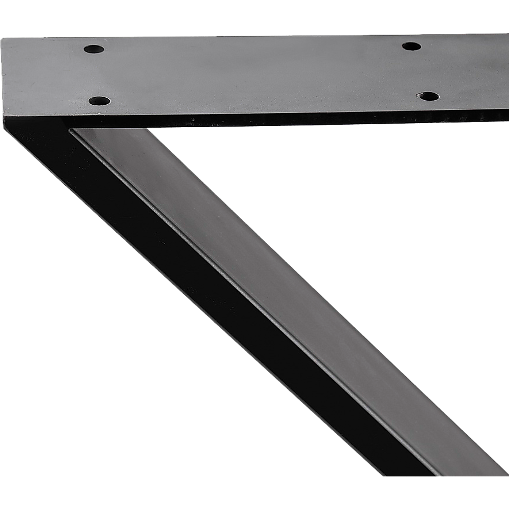 X Shaped Table Bench Desk Legs Retro Industrial Design Fully Welded