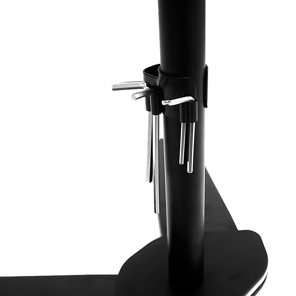 13"-27" Dual Screen Monitor Stand TV Bracket Computer Display Desk Mount Holder