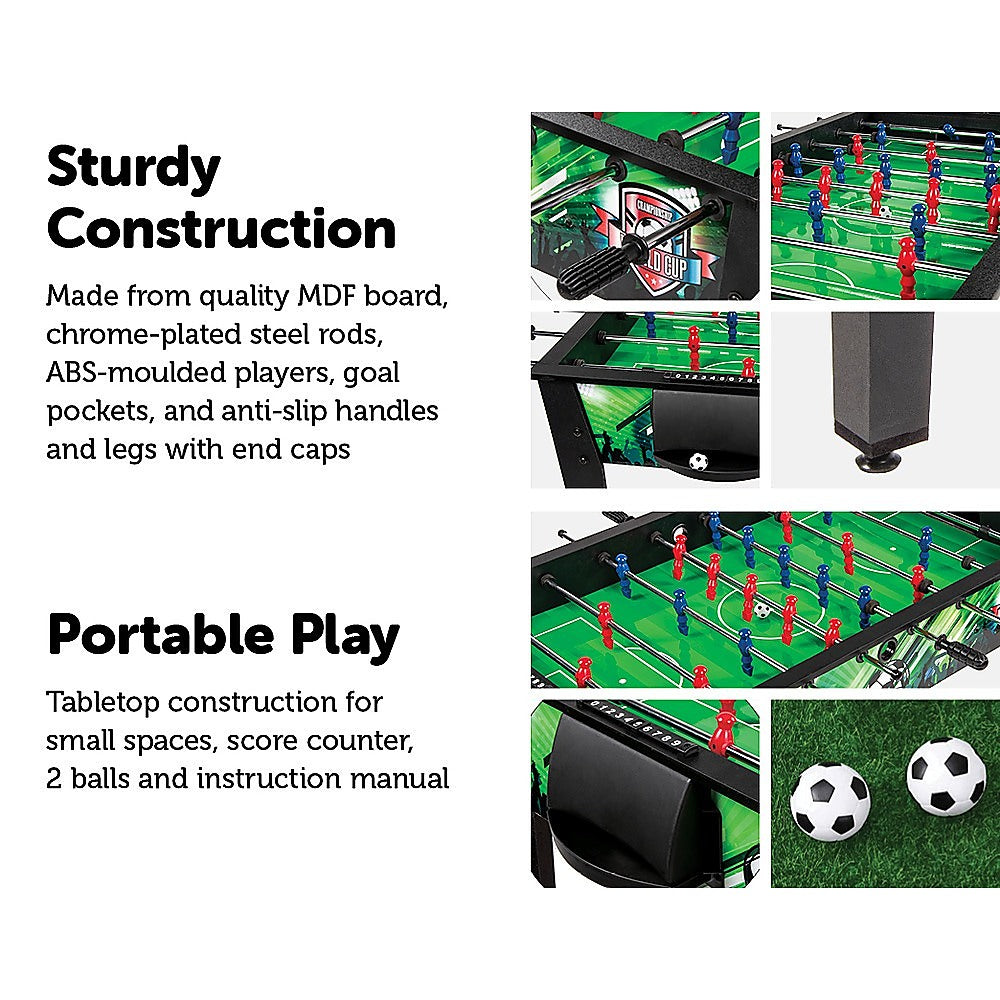 Foosball Soccer Table 4FT Tables Football Game Home Party Gift