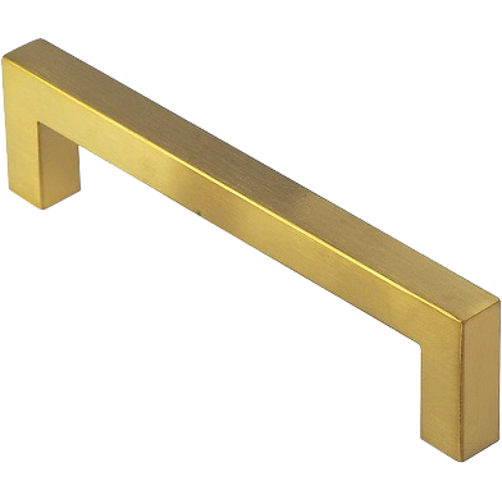 15x Brushed Brass Drawer Pulls Kitchen Cabinet Handles - Gold Finish 192mm