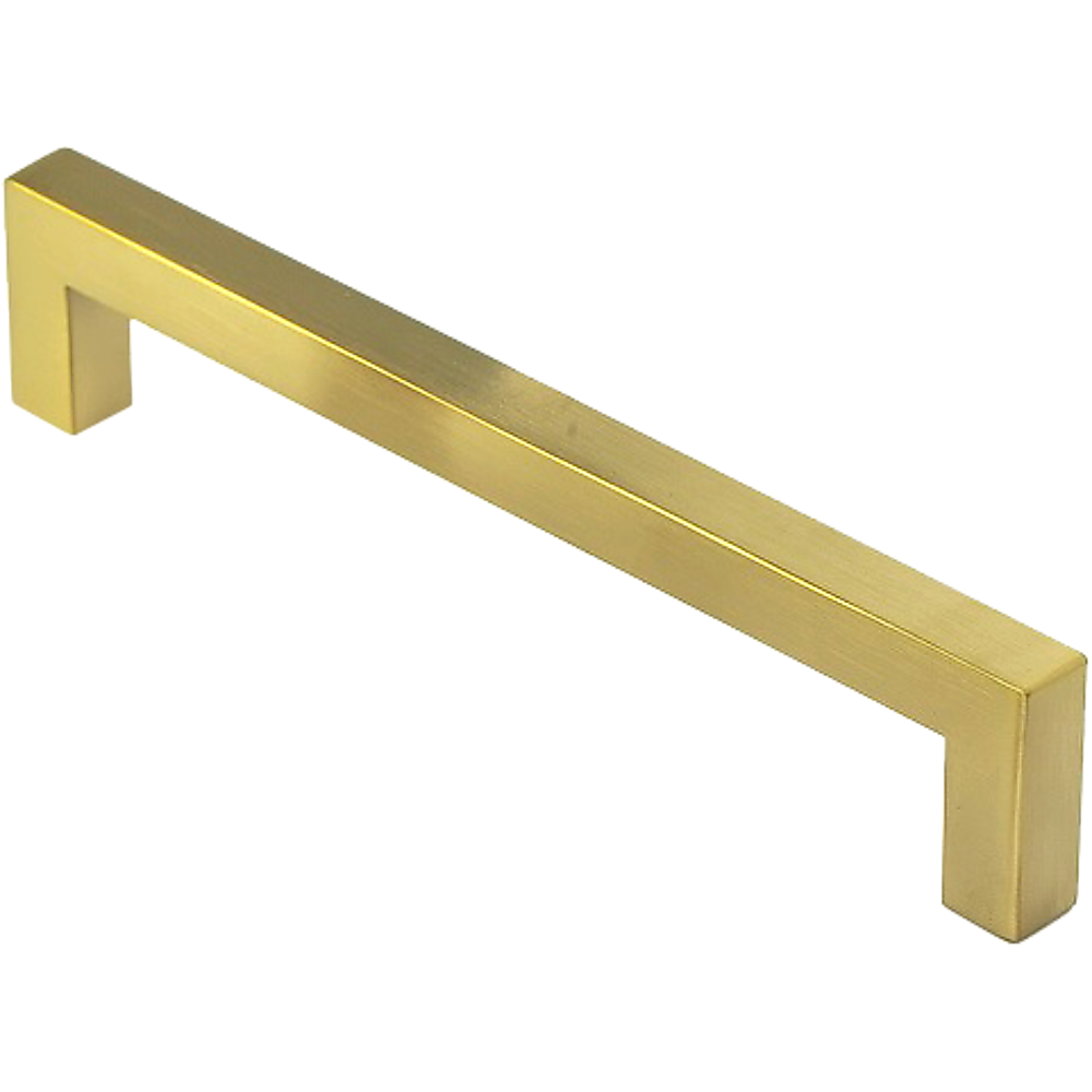 15x Brushed Brass Drawer Pulls Kitchen Cabinet Handles - Gold Finish 256mm