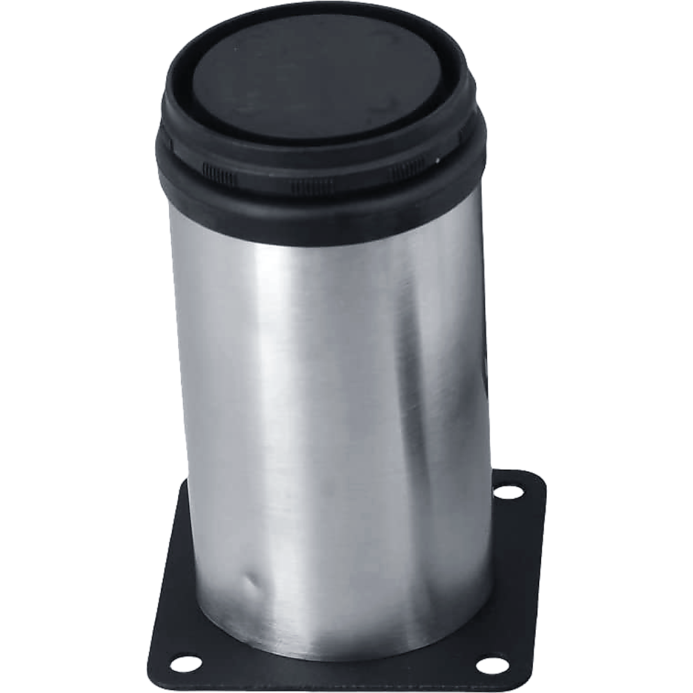 Stainless Steel Kitchen Adjustable Feet Round Furniture Leg Pack of 4