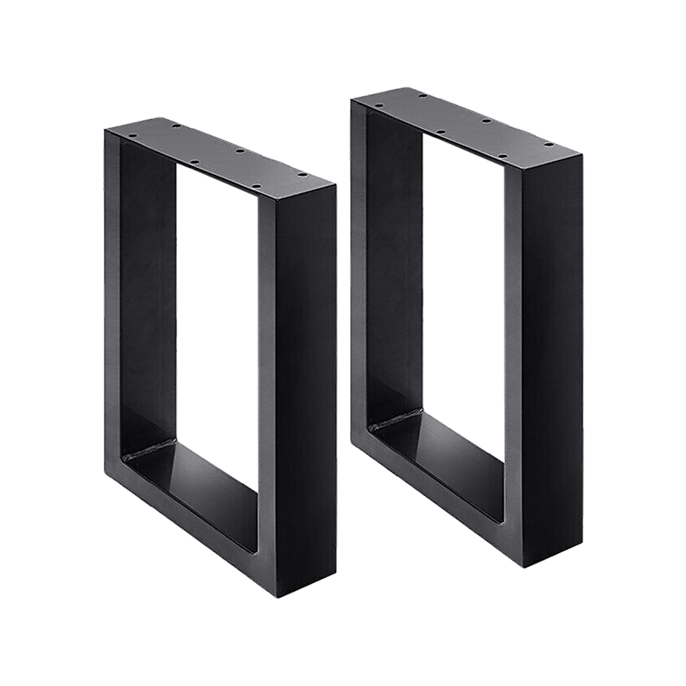 2x Coffee Dining Table Legs Steel Industrial Vintage Bench Metal Box 40CM