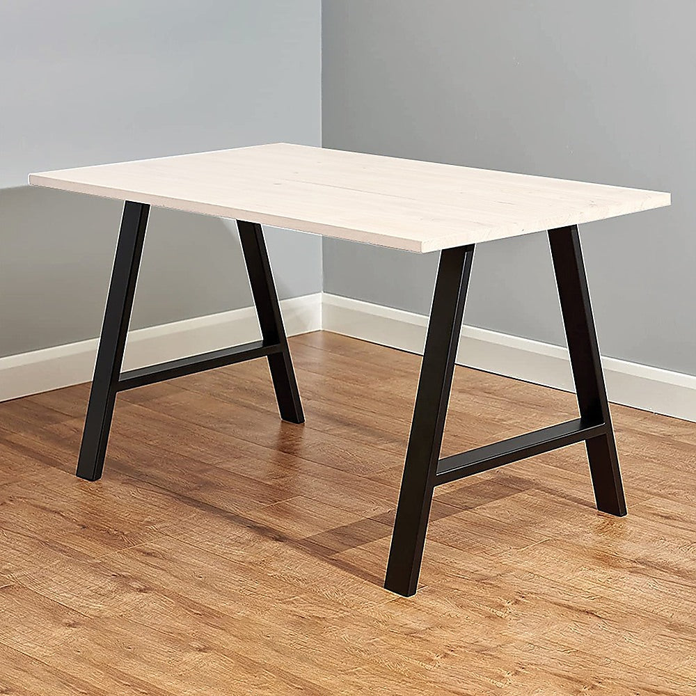 2x Rustic Dining Table Legs Steel Industrial Vintage 71cm