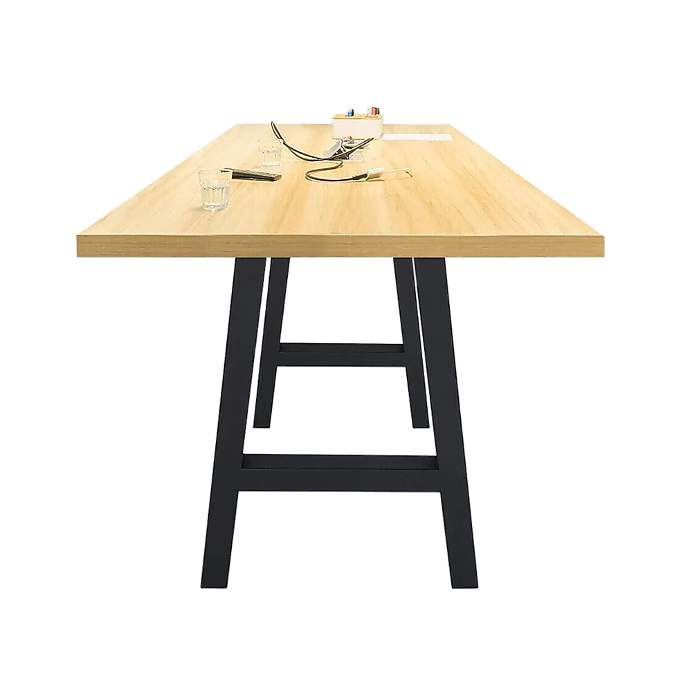 2x Rustic Dining Table Legs Steel Industrial Vintage 71cm