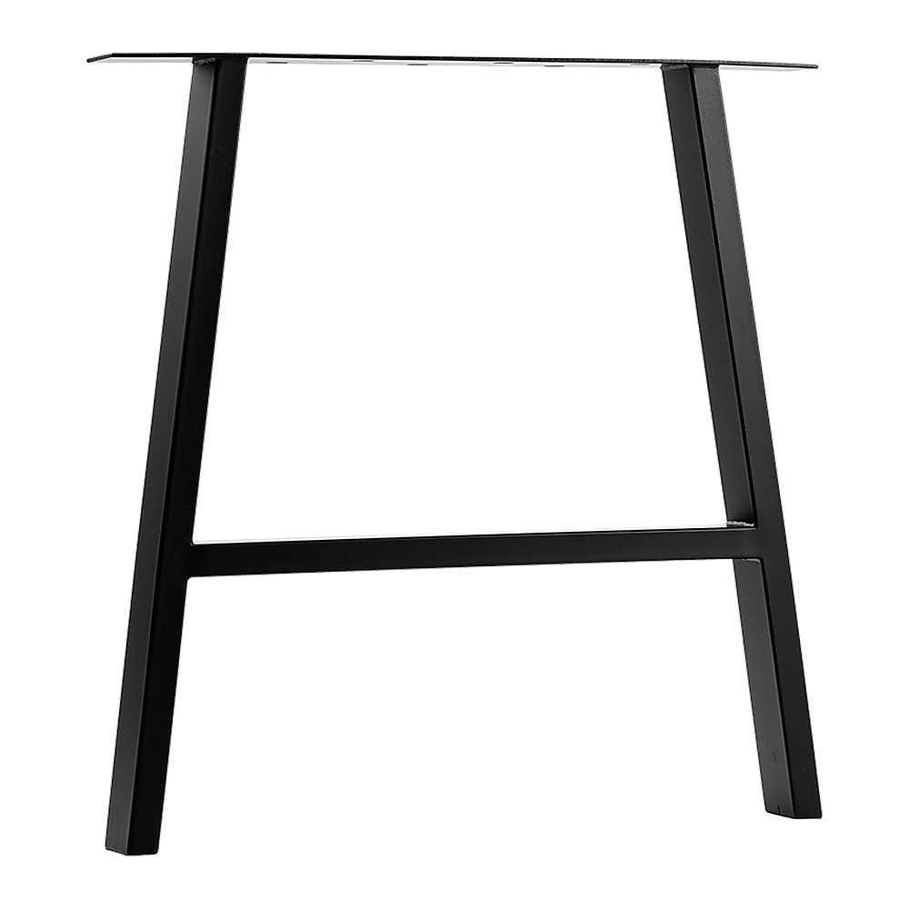 2x Rustic Dining Table Legs Steel Industrial Vintage 71cm