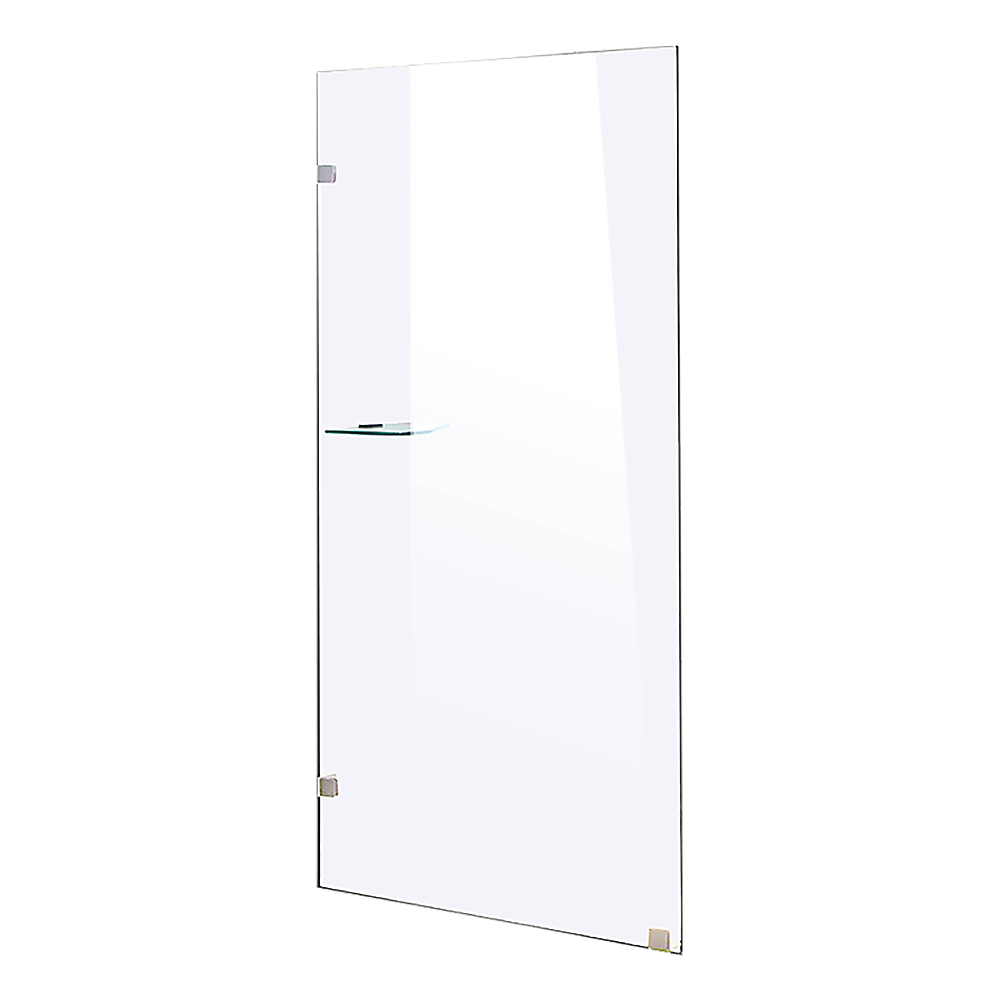 700 x 2100mm Frameless 10mm Safety Glass Shower Screen