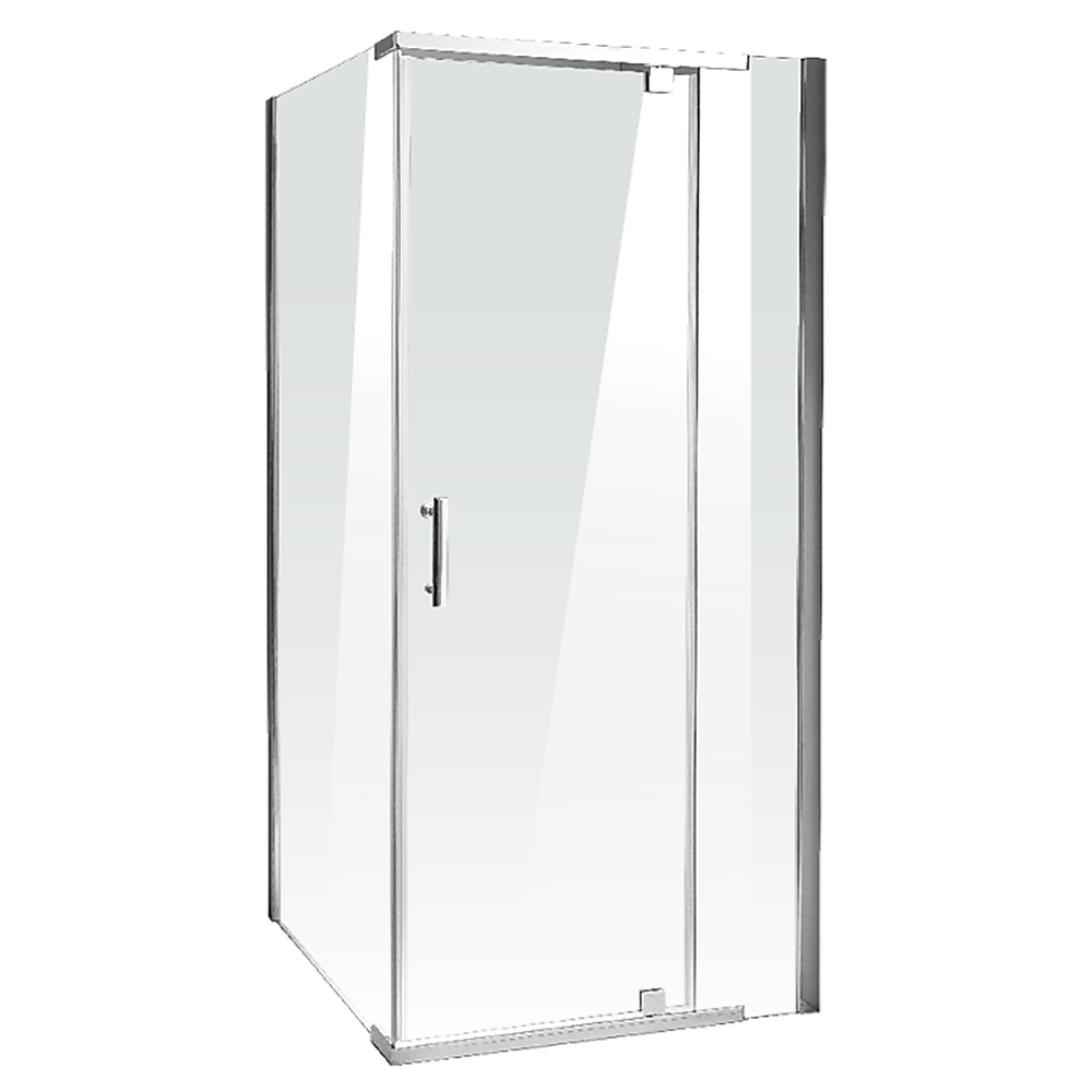 Shower Screen 900x700x1900mm Framed Safety Glass Pivot Door By Della Francesca