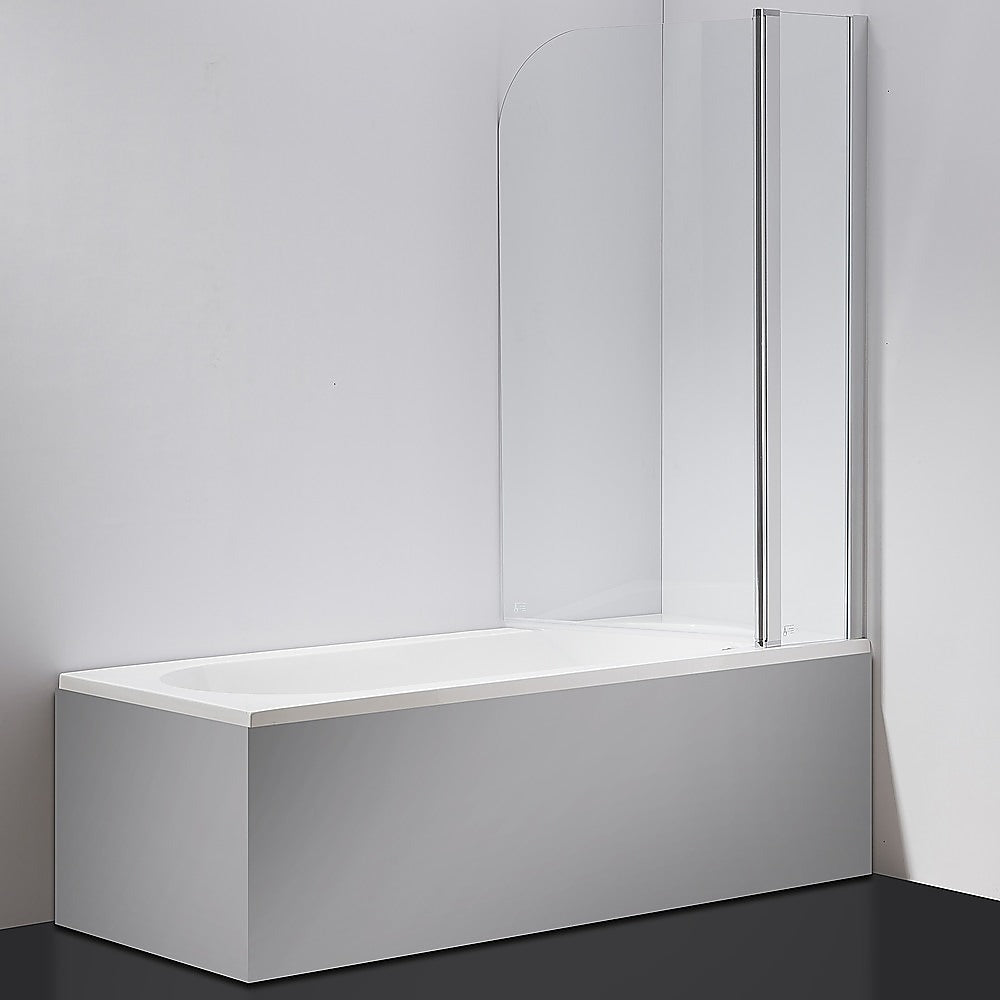 180° Pivot Door 6mm Safety Glass Bath Shower Screen 1200x1400mm By Della Francesca