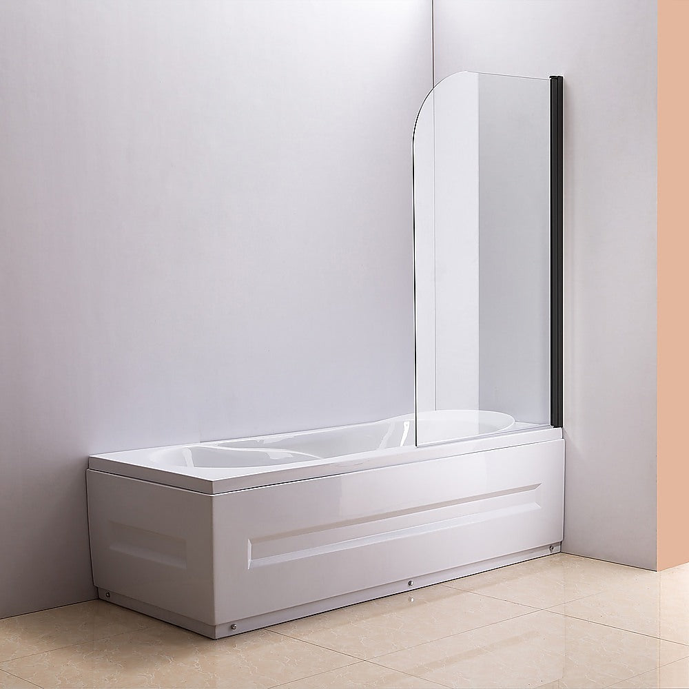 180° Pivot Door 6mm Safety Glass Bath Shower Screen 900x1400mm By Della Francesca