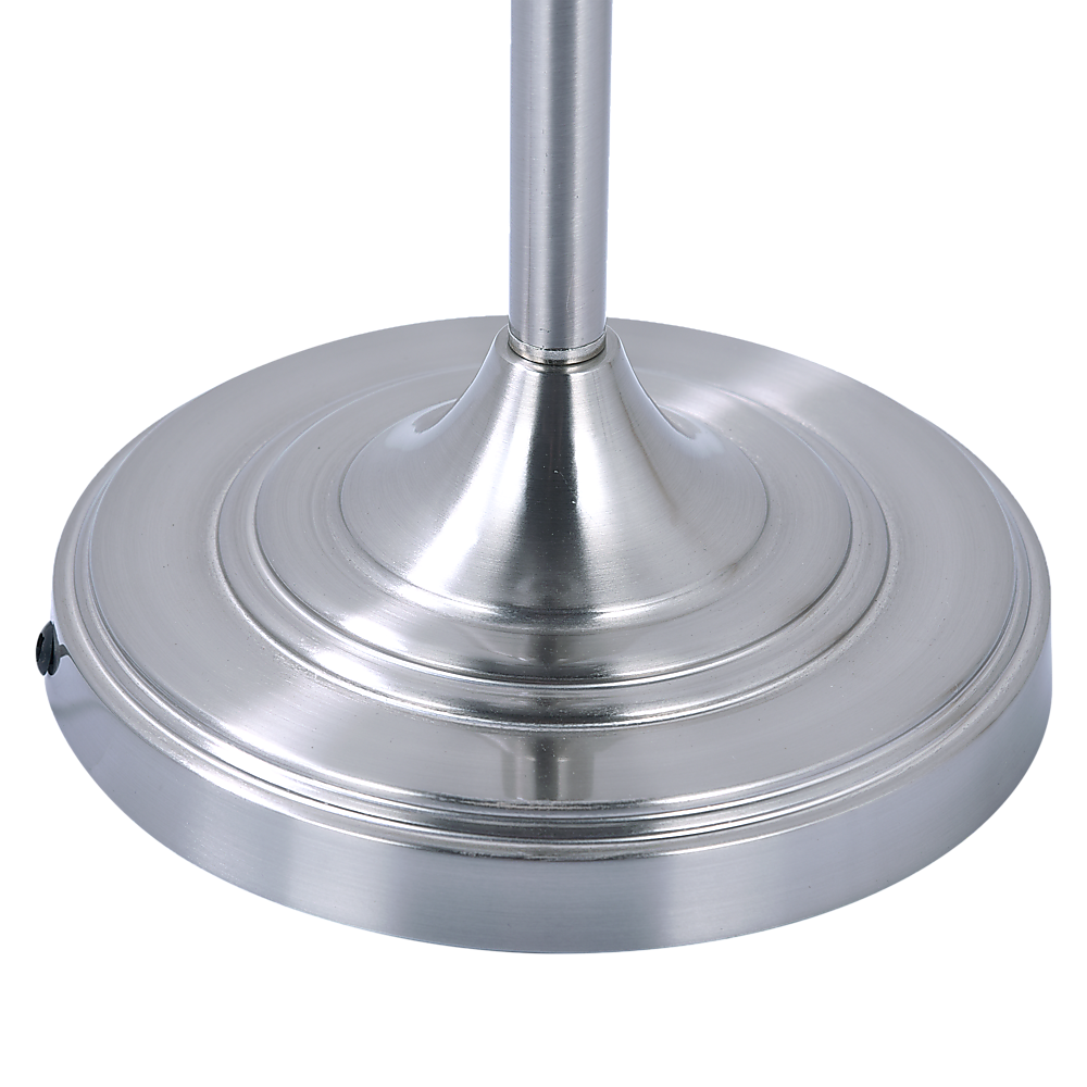 3-Piece Lamp Set Modern Home Living Room Bedroom Nickel Finish