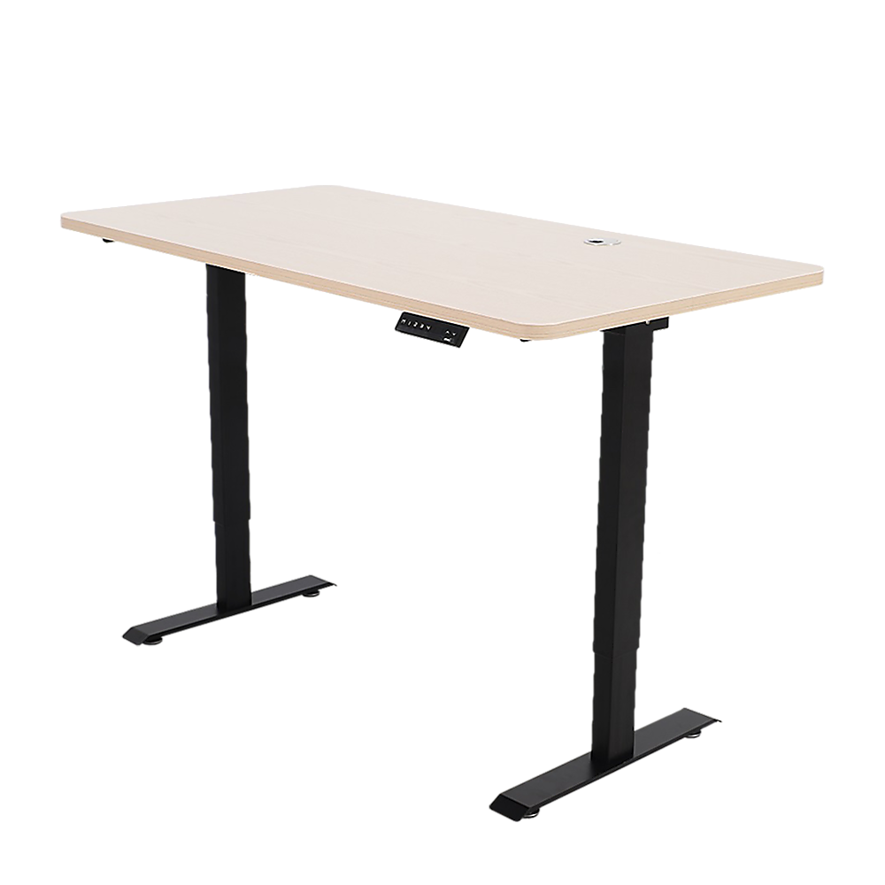 Palermo Standing Desk Sit Stand Height Adjustable Motorised 140cm Table Dual Motor