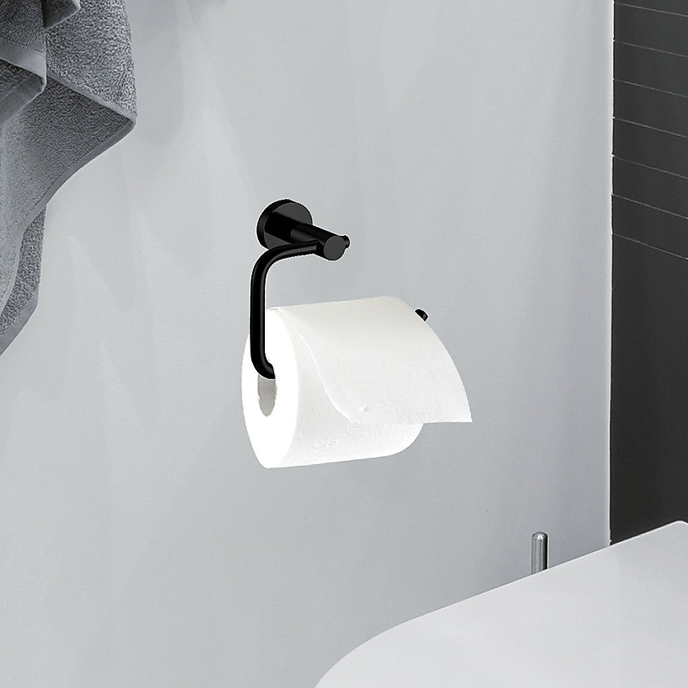 Classic Toilet Paper Holder Matte Black Finish