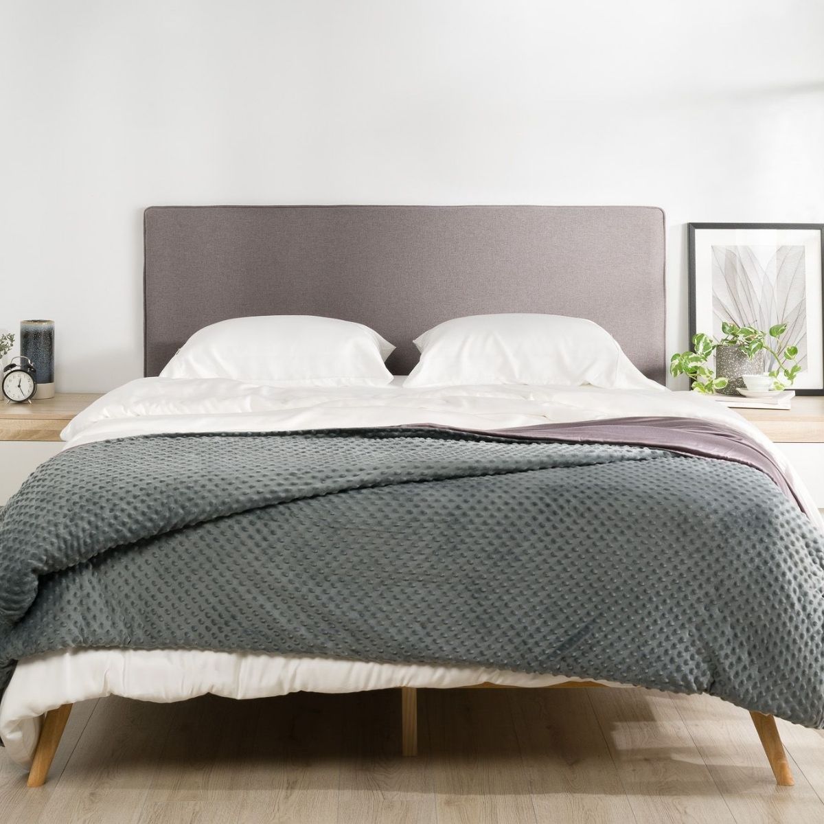 Weighted Blanket with Bamboo and Dotted Minky Cover 2.2kg