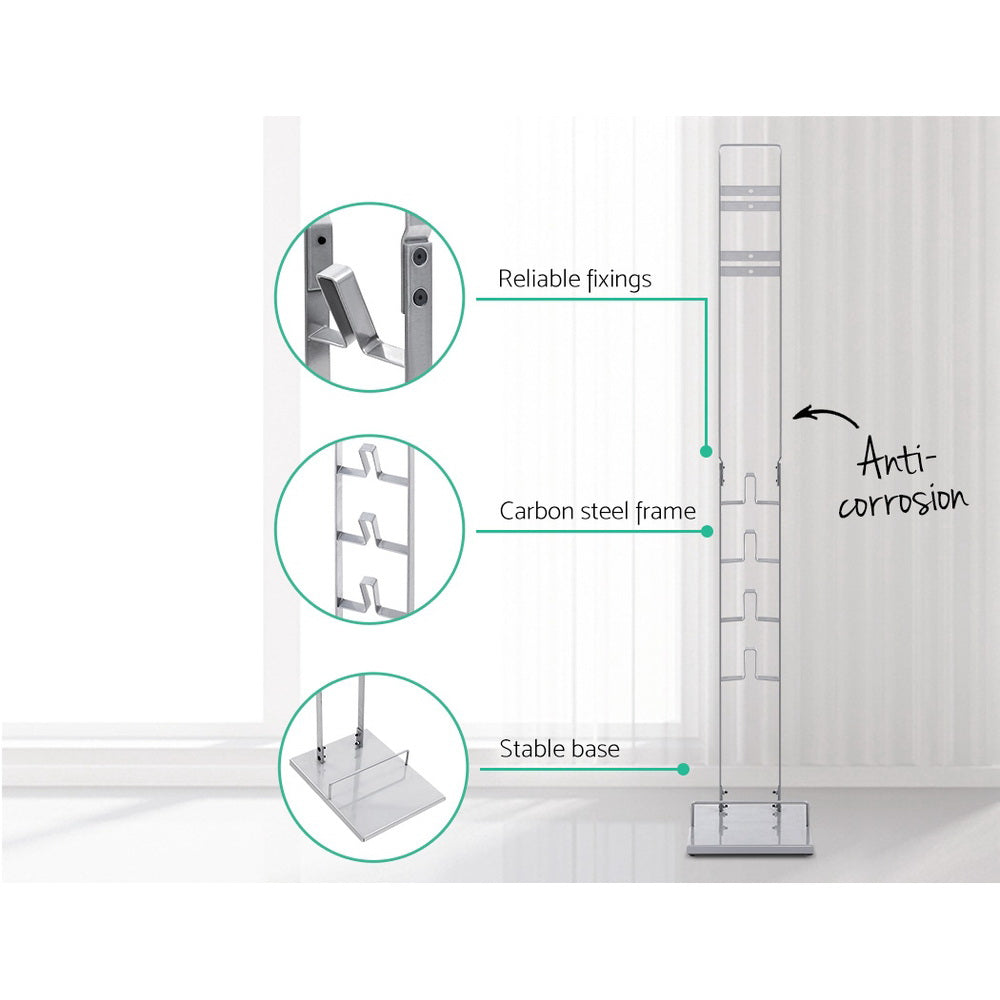 Artiss Freestanding Vacuum Stand Rack For Dyson Handheld Cleaner V6 V7 V8 V10 V11 Silver