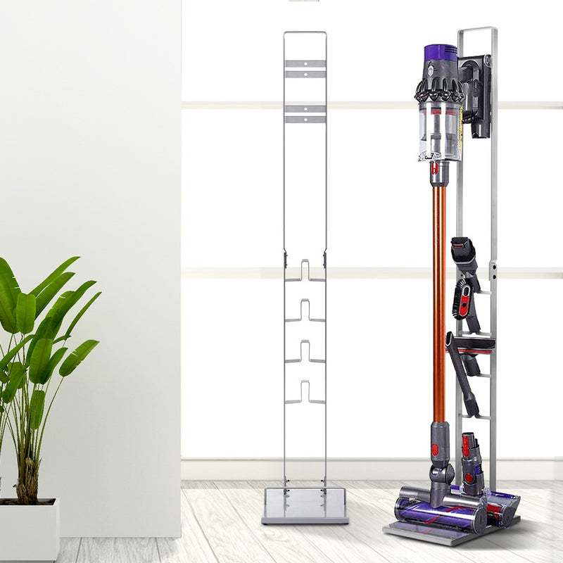 Artiss Freestanding Vacuum Stand Rack For Dyson Handheld Cleaner V6 V7 V8 V10 V11 Silver