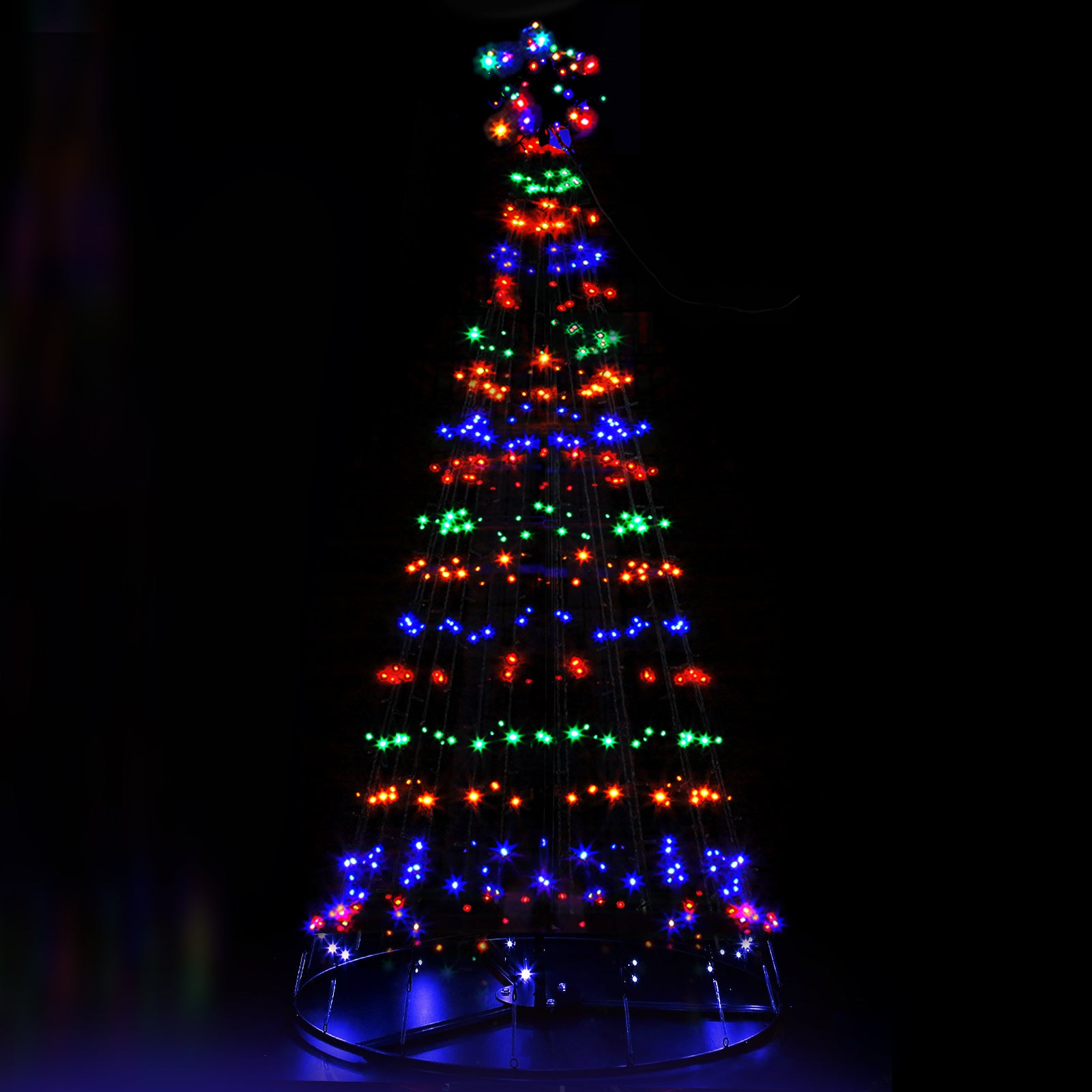 2.1M Christmas Tree 264 LED Solar Jingle Jollys