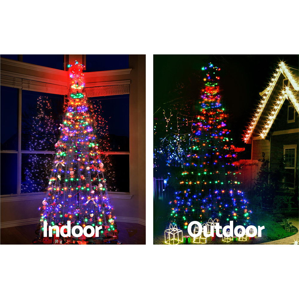 2.1M Christmas Tree 264 LED Solar Jingle Jollys