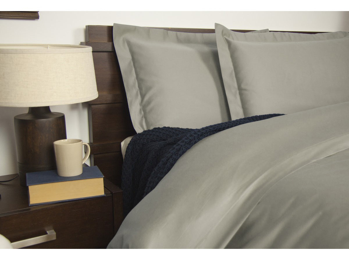 Ardor King Size 1900TC Cotton Rich Sheet Set (Grey Color)