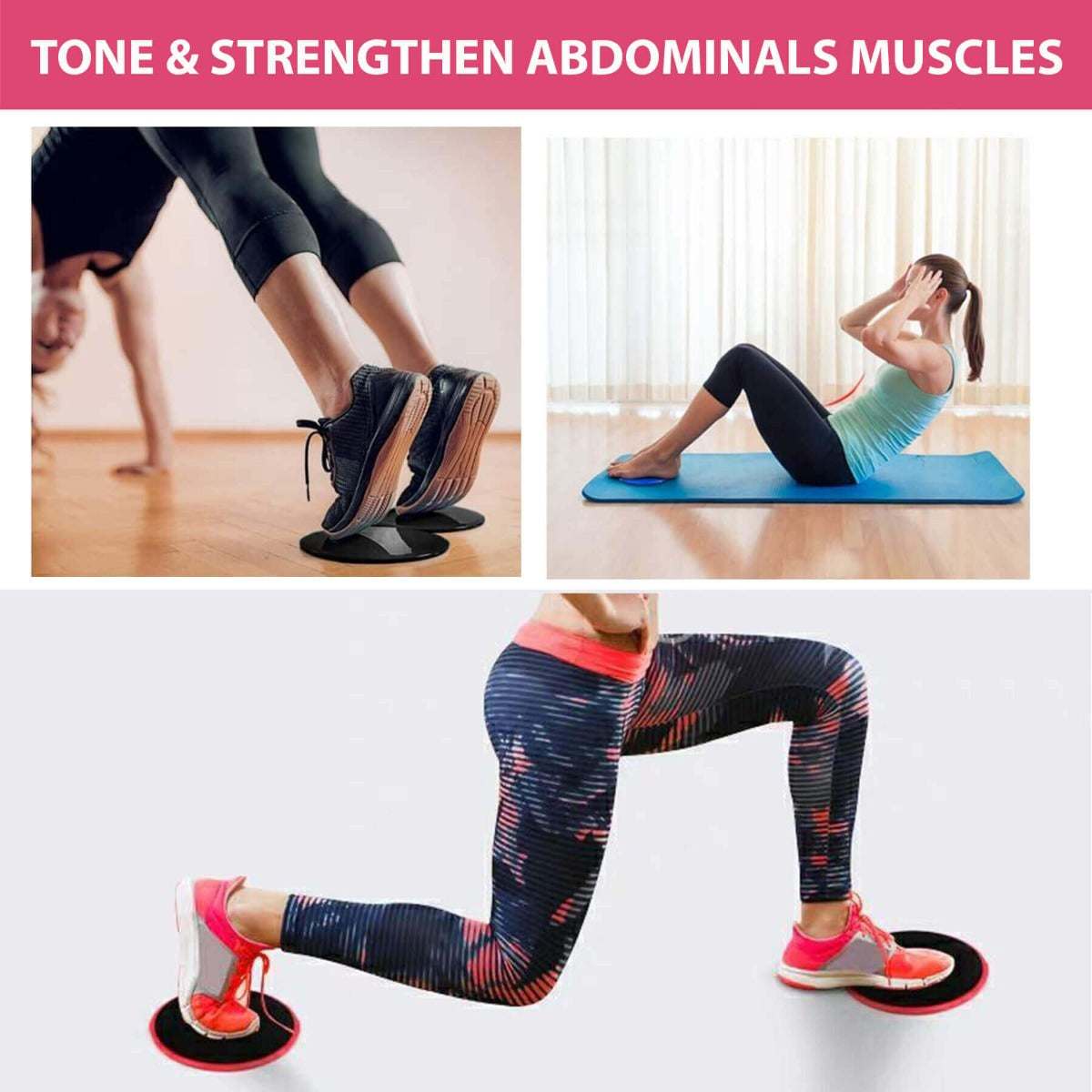 Resistance Exercise Bands Fitness Bundle 21 Pieces Complete Home Workout Tube Booty Bands Heavy Duty Band Gliding Core Sliders