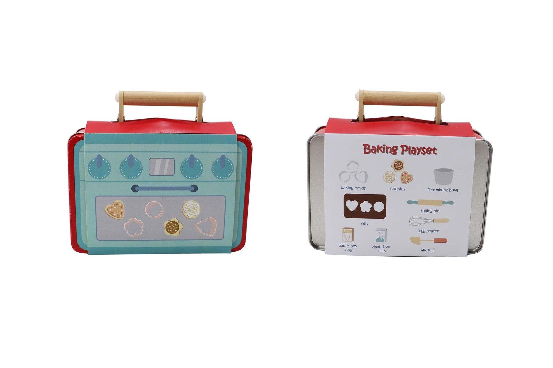 COOKIE BAKING PLAYSET IN TIN CASE