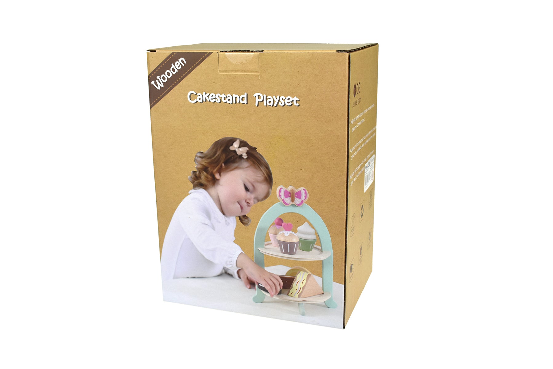 WOODEN HIGH TEA STAND PLAYSET