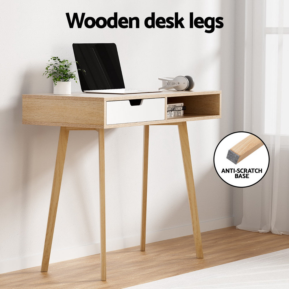 Artiss 2 Drawer Wood Computer Desk