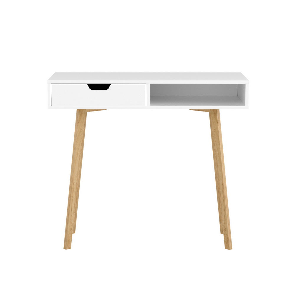 Artiss Office Computer Desk Study Table Storage Drawers Student Laptop White