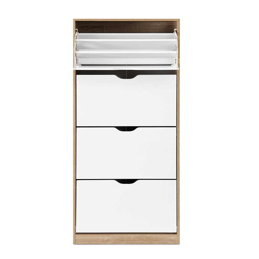 Artiss 48 Pairs Shoe Cabinet Rack Organiser Storage Shelf Wooden