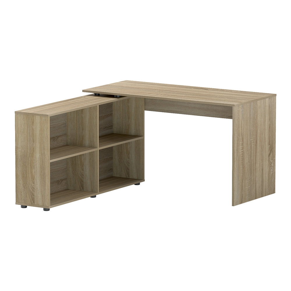 Artiss Office Computer Desk Corner Study Table Workstation Bookcase Storage