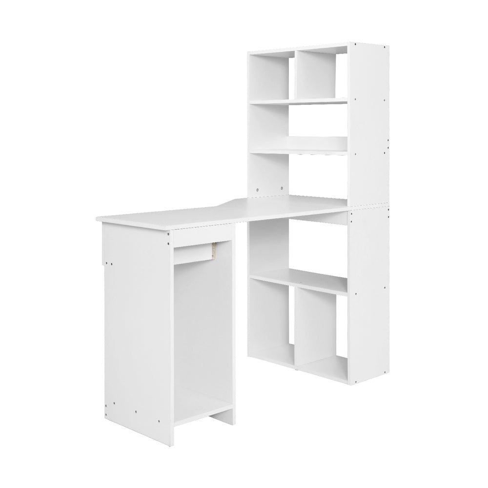 Artiss Office Computer Desk Student Study Table Home Workstation Corner Shelf