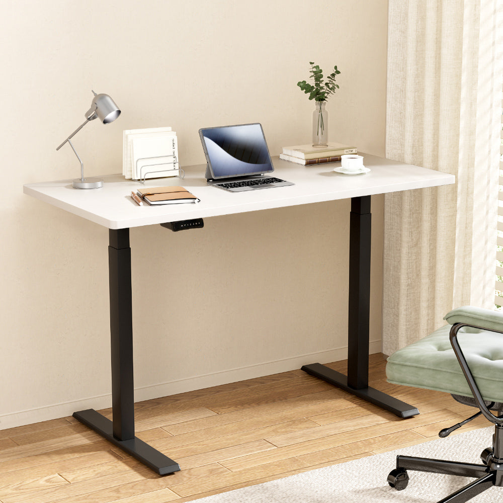 Artiss Standing Desk Electric Height Adjustable Sit Stand Desks Black White