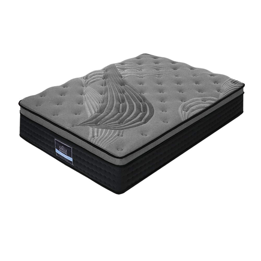 Giselle Bedding Alanya Euro Top Pocket Spring Mattress 34cm Thick King Single