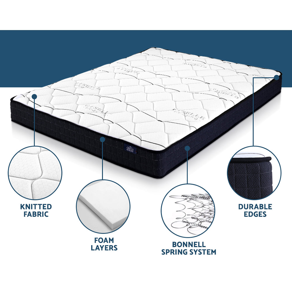 Giselle Bedding Glay Bonnell Spring Mattress 16cm Thick Queen