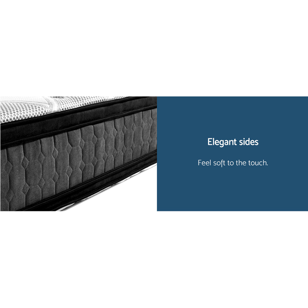 Giselle Bedding Luna Euro Top Cool Gel Pocket Spring Mattress 36cm Thick Single