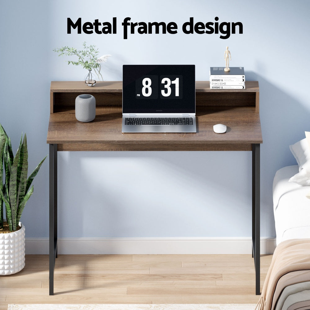 Artiss Computer Desk Metal Study Student Office Table
