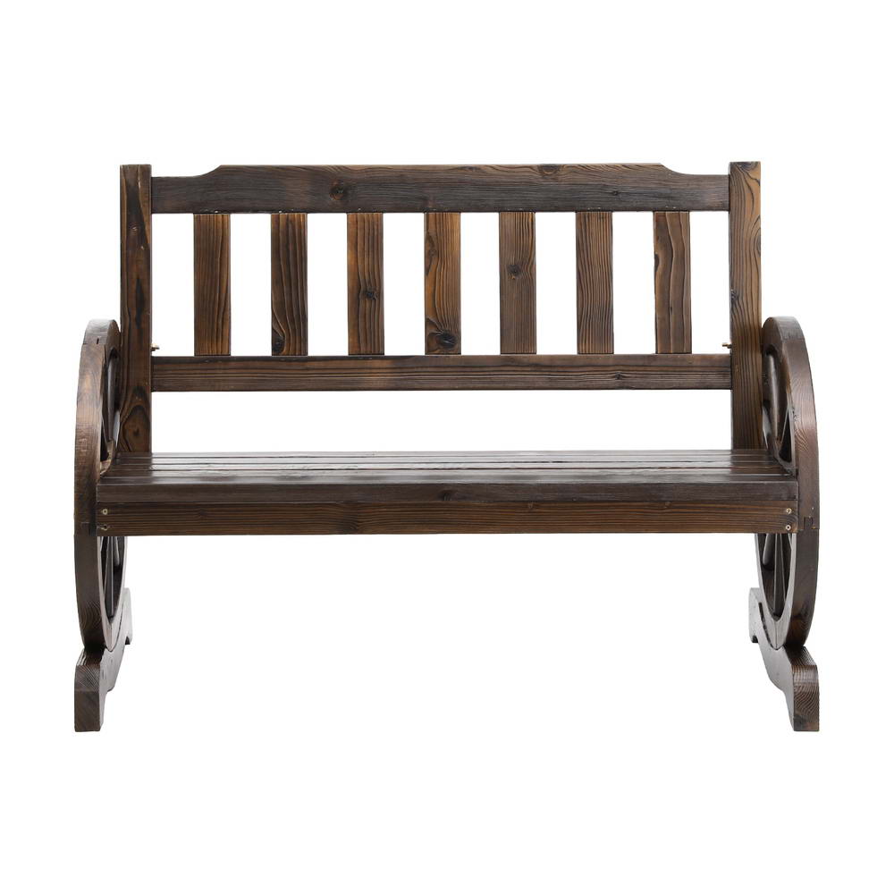 Gardeon Wooden Wagon Wheel Chair