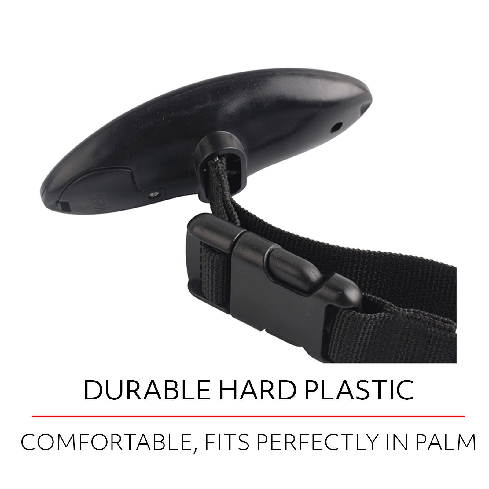 Portable Digital Luggage Scale Electronic Black Lightweight Travel Mass Weight