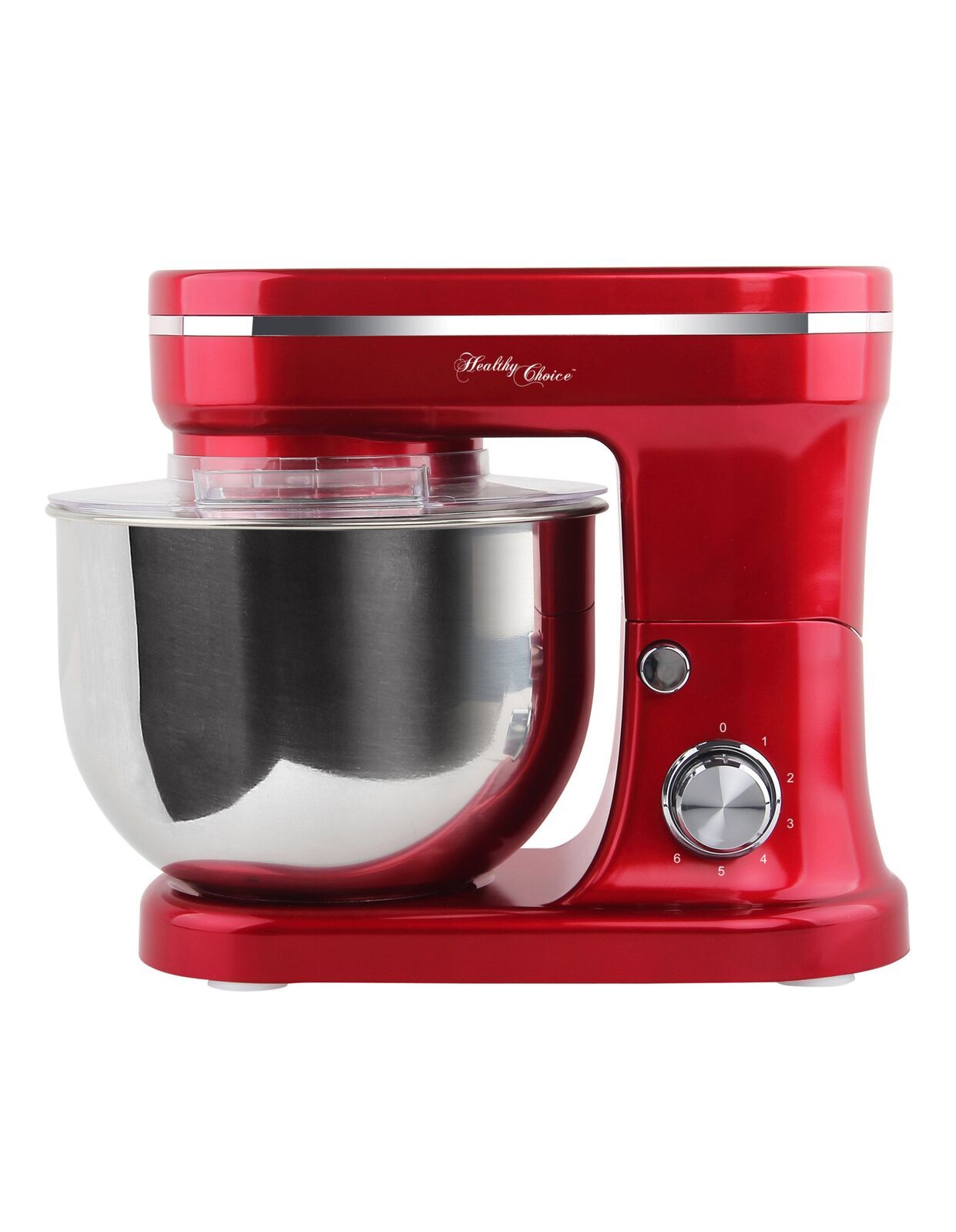 1200W Mix Master 5L Kitchen Stand Mixer w/Bowl/Whisk/Beater - Red
