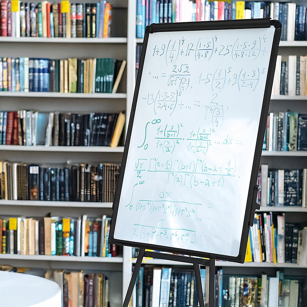 60 x 90cm Magnetic Writing Whiteboard Dry Erase w/ Height Adjustable Tripod Stand