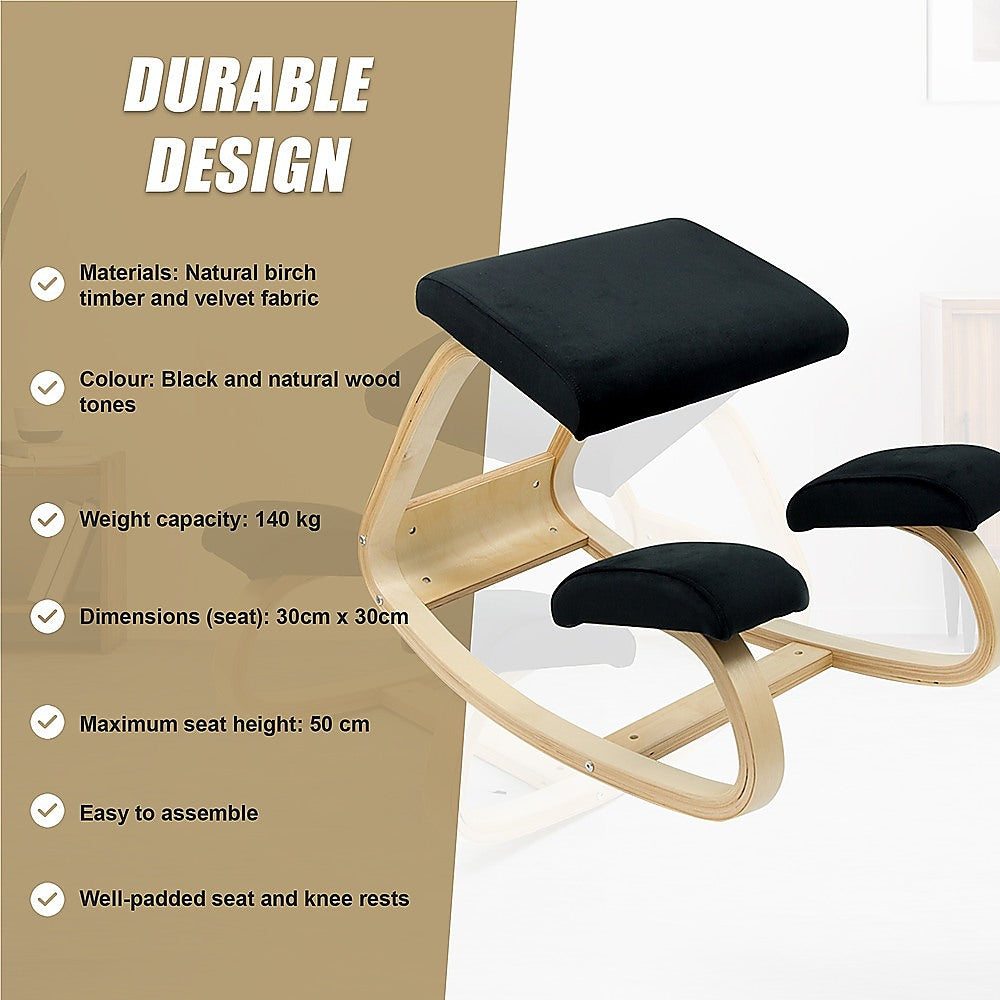 Kneeling Office Chair Ergonomic Varier Rocking Posture Improving Stool
