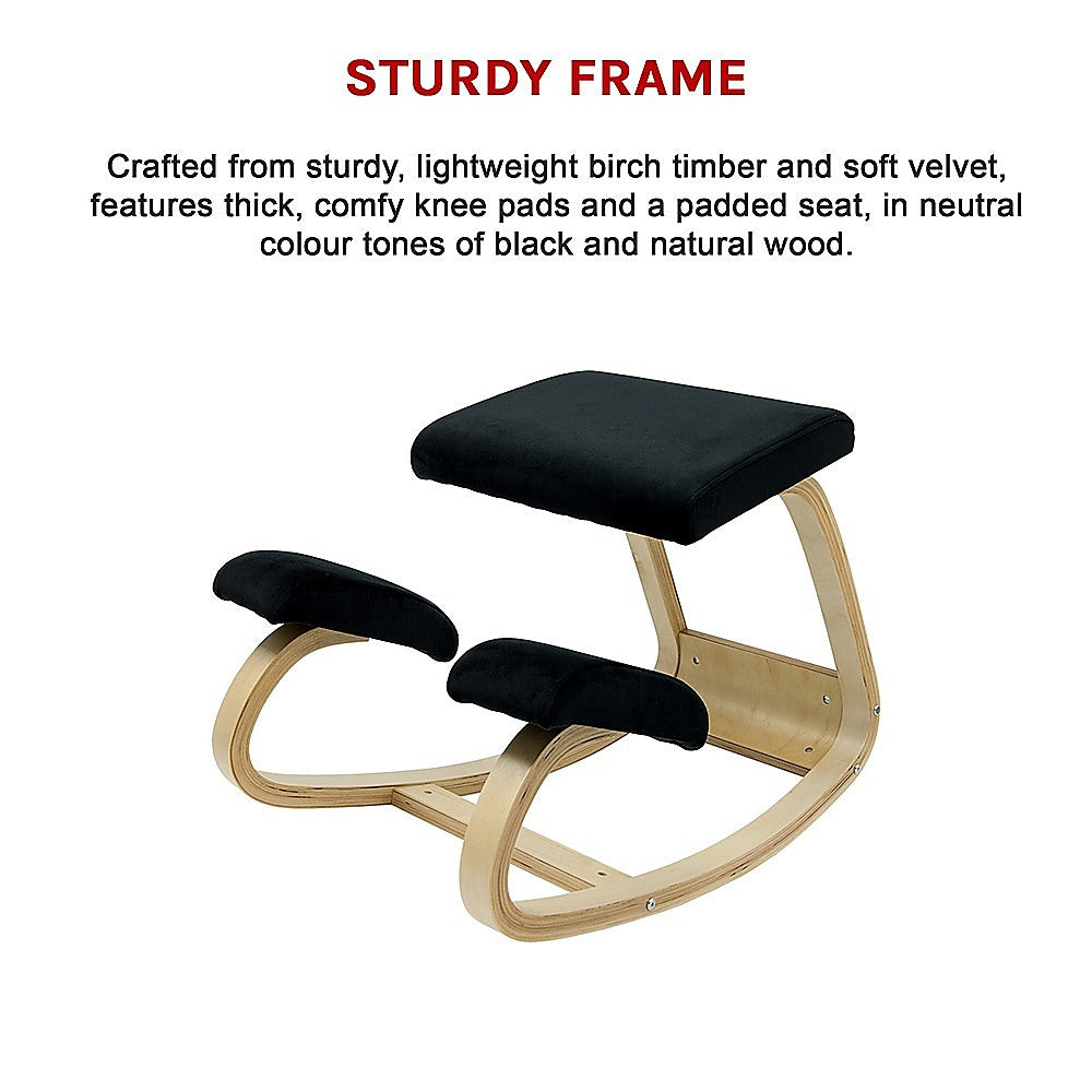 Kneeling Office Chair Ergonomic Varier Rocking Posture Improving Stool