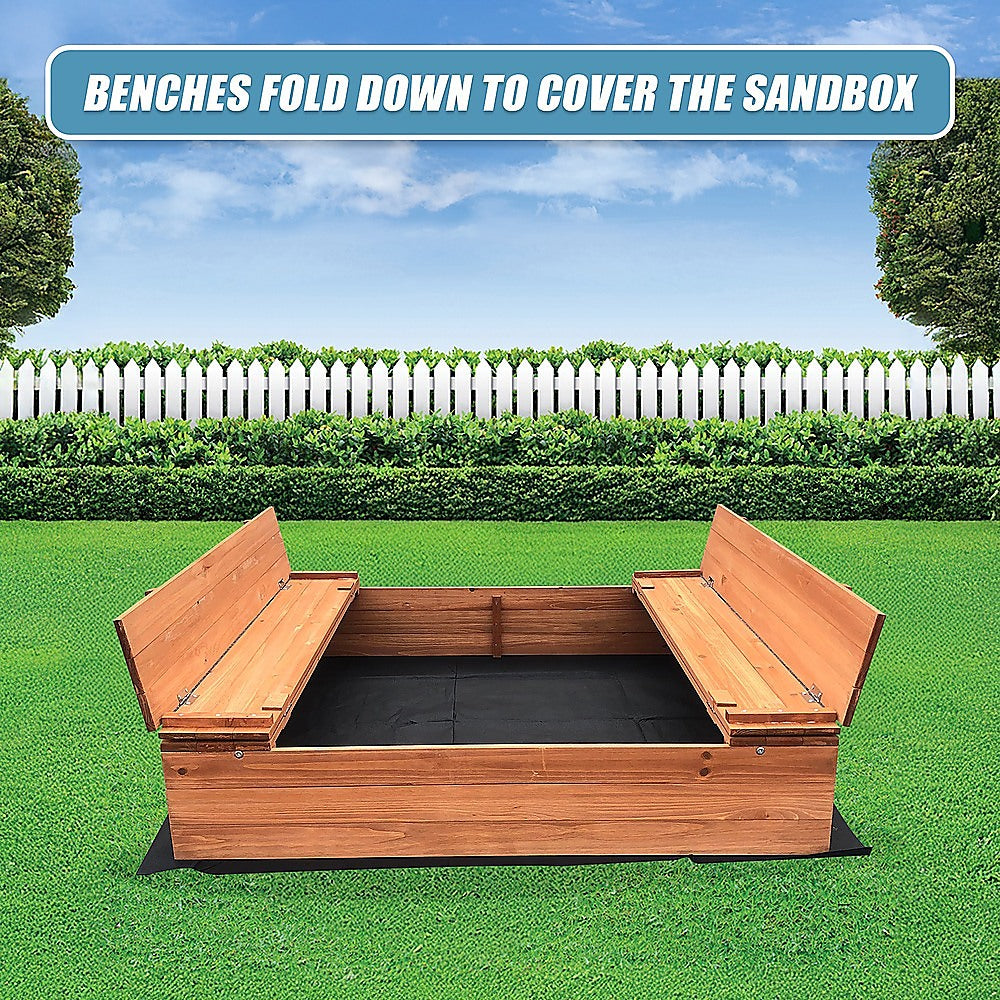 Sandpit Kids Wooden Sand box