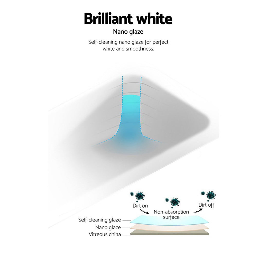 Cefito 600mm Bathroom Vanity Cabinet Unit Wash Basin Sink Storage Freestanding White