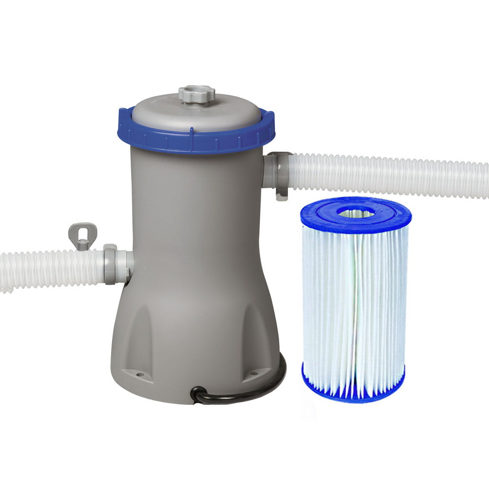 Bestway Pool Pump Cartridge Filter 800GPH 3028L/H Flowclear Filters Cleaner